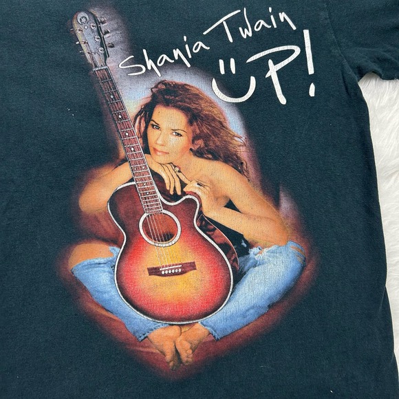 Vintage Shania Twain Up tee size S - Picture 3 of 5
